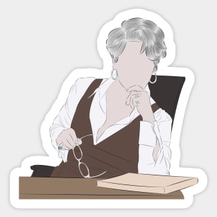 Miranda Priestly - The Devil Wears Prada Sticker